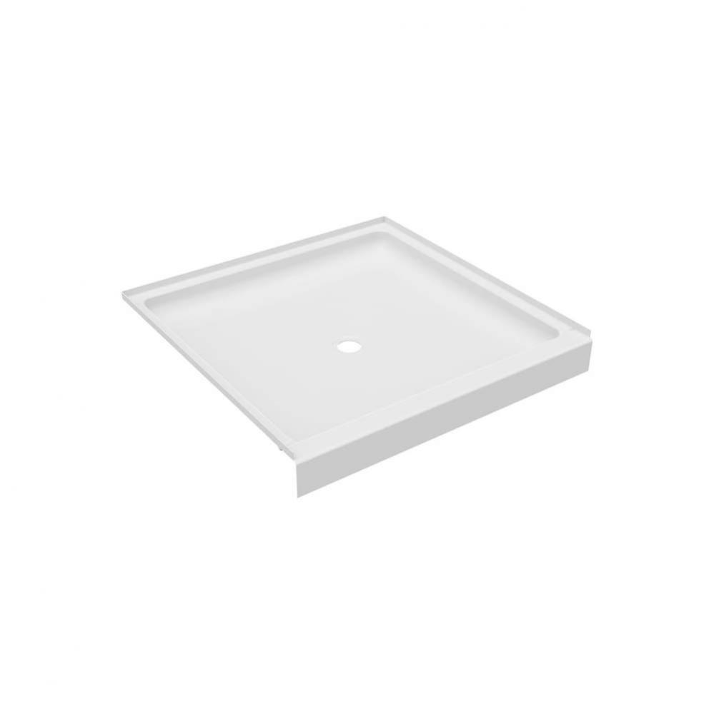 R-4242 42 x 42 Veritek Alcove Shower Pan with Center Drain in White