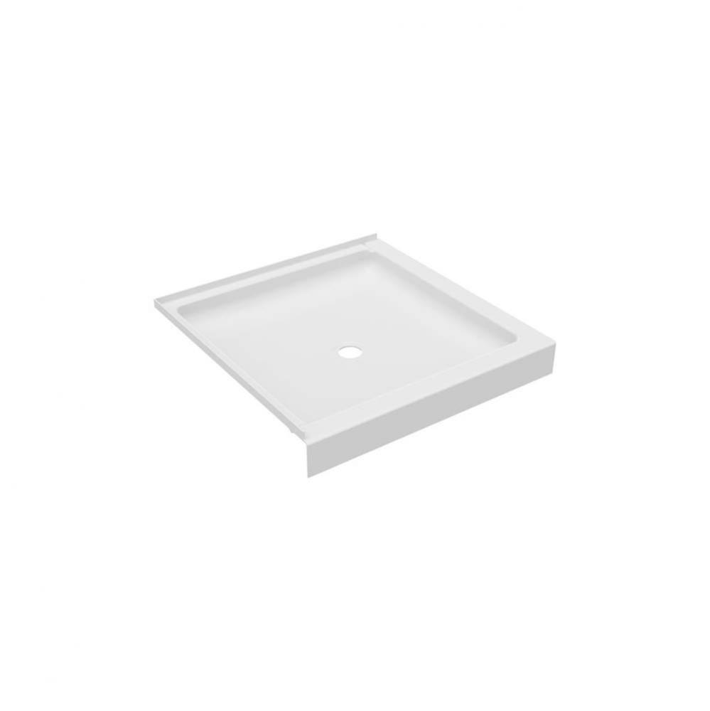 R-36DTF 36 x 36 Veritek Alcove Shower Pan with Center Drain in White