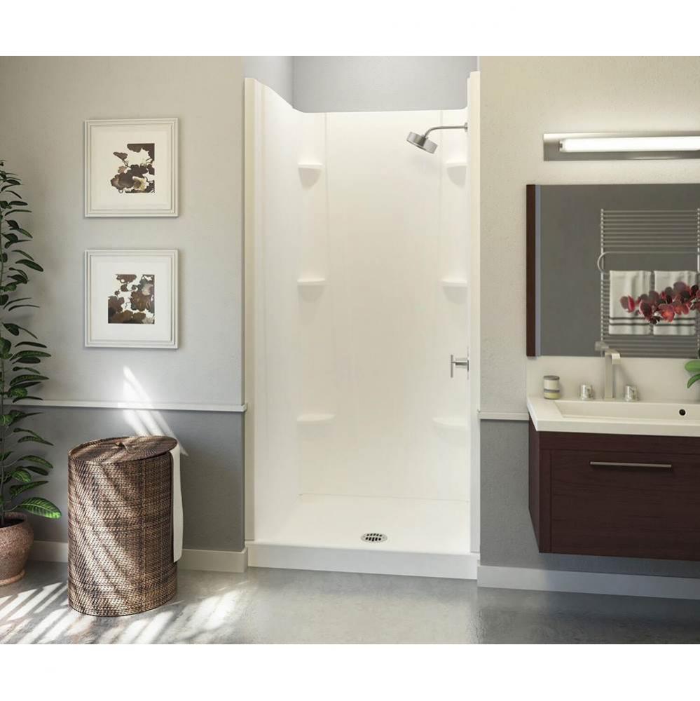 VP3636CSA 36 x 36 Veritek™ Pro Alcove Center Drain Four-Piece Shower in White