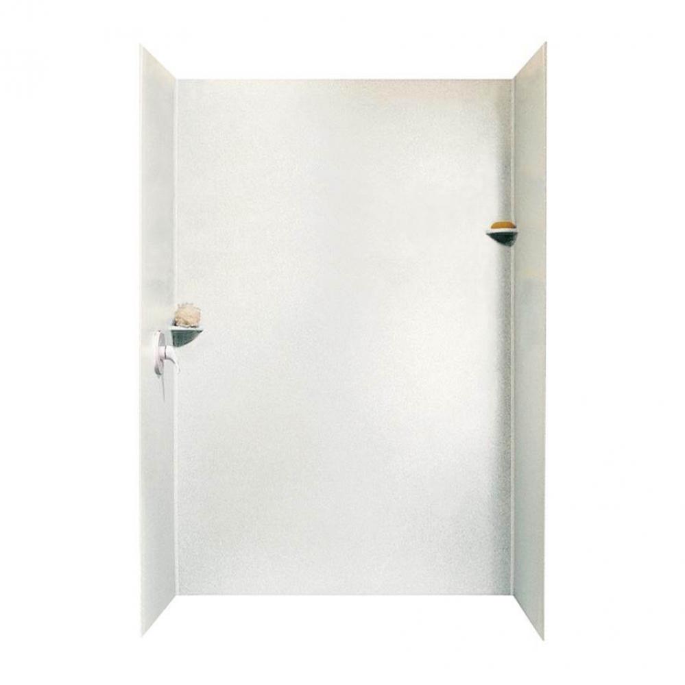 SK-366296 36 x 62 x 96 Swanstone® Smooth Glue up Shower Wall Kit in Bisque