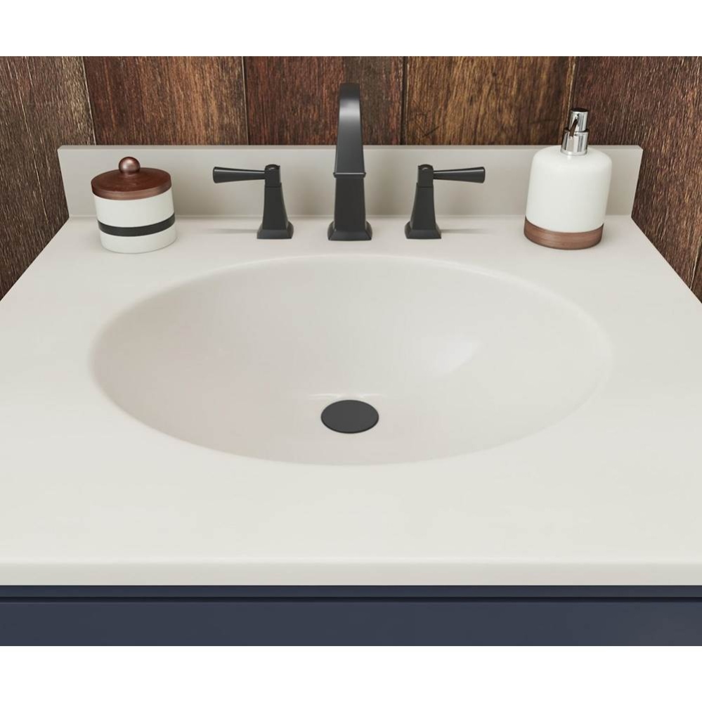 VT1B1719 Ellipse 17 x 19 Single Bowl Vanity Top in Coastal Sands