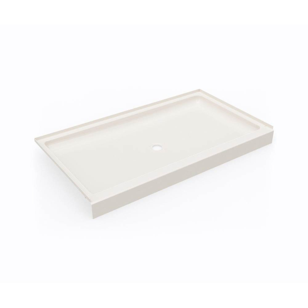 SS-3460 34 x 60 Swanstone® Alcove Shower Pan with Center Drain in Bisque