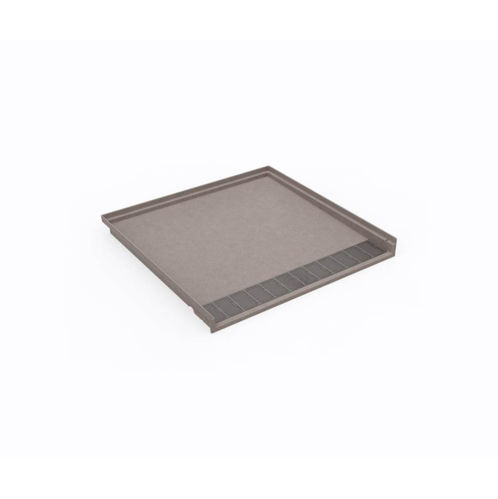 STF-3838 38 x 38 Performix Alcove Shower Pan with Center Drain Clay