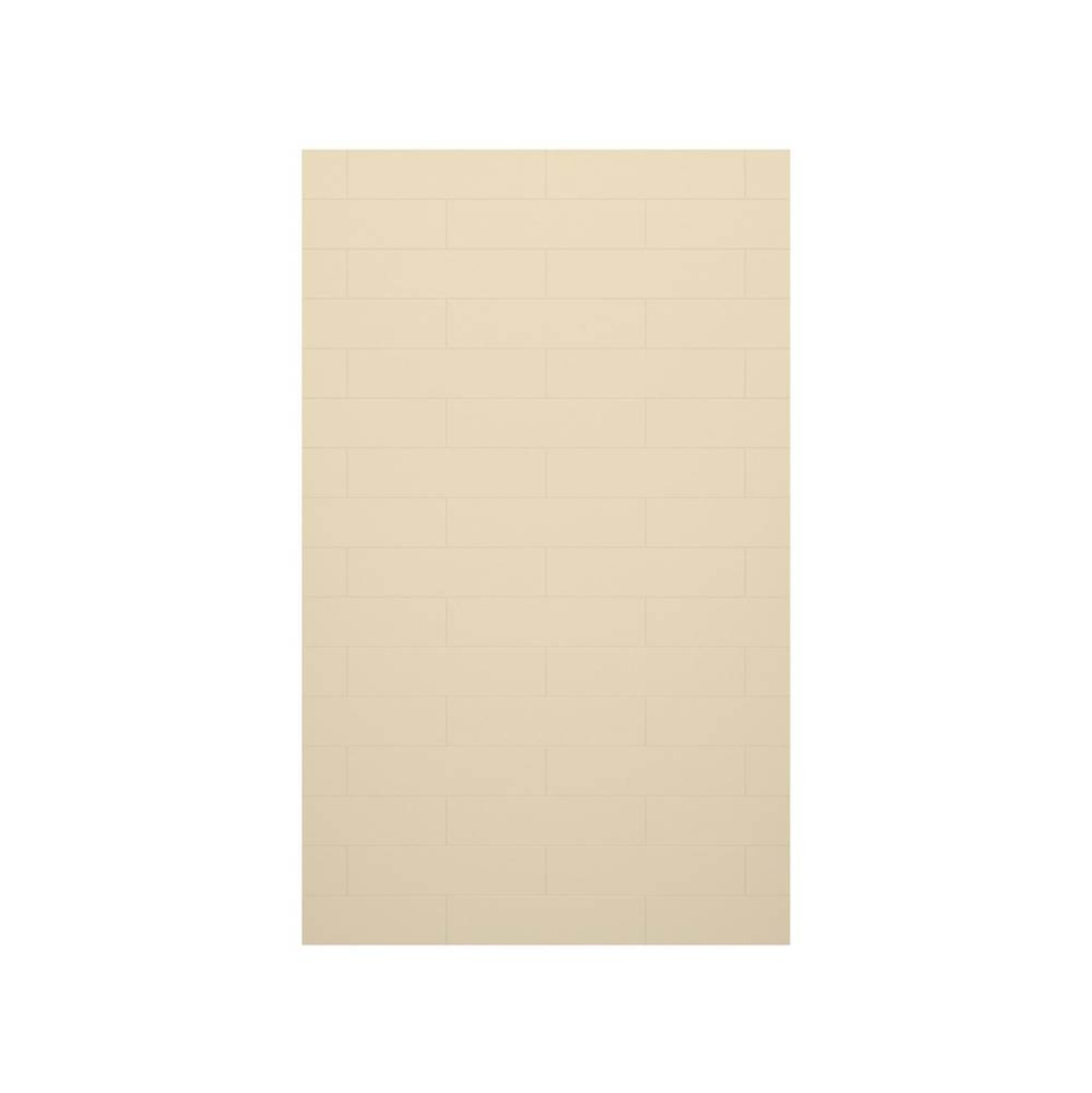 MSMK-9662-1 62 x 96 Swanstone® Modern Subway Tile Glue up Bathtub and Shower Single Wall Pane
