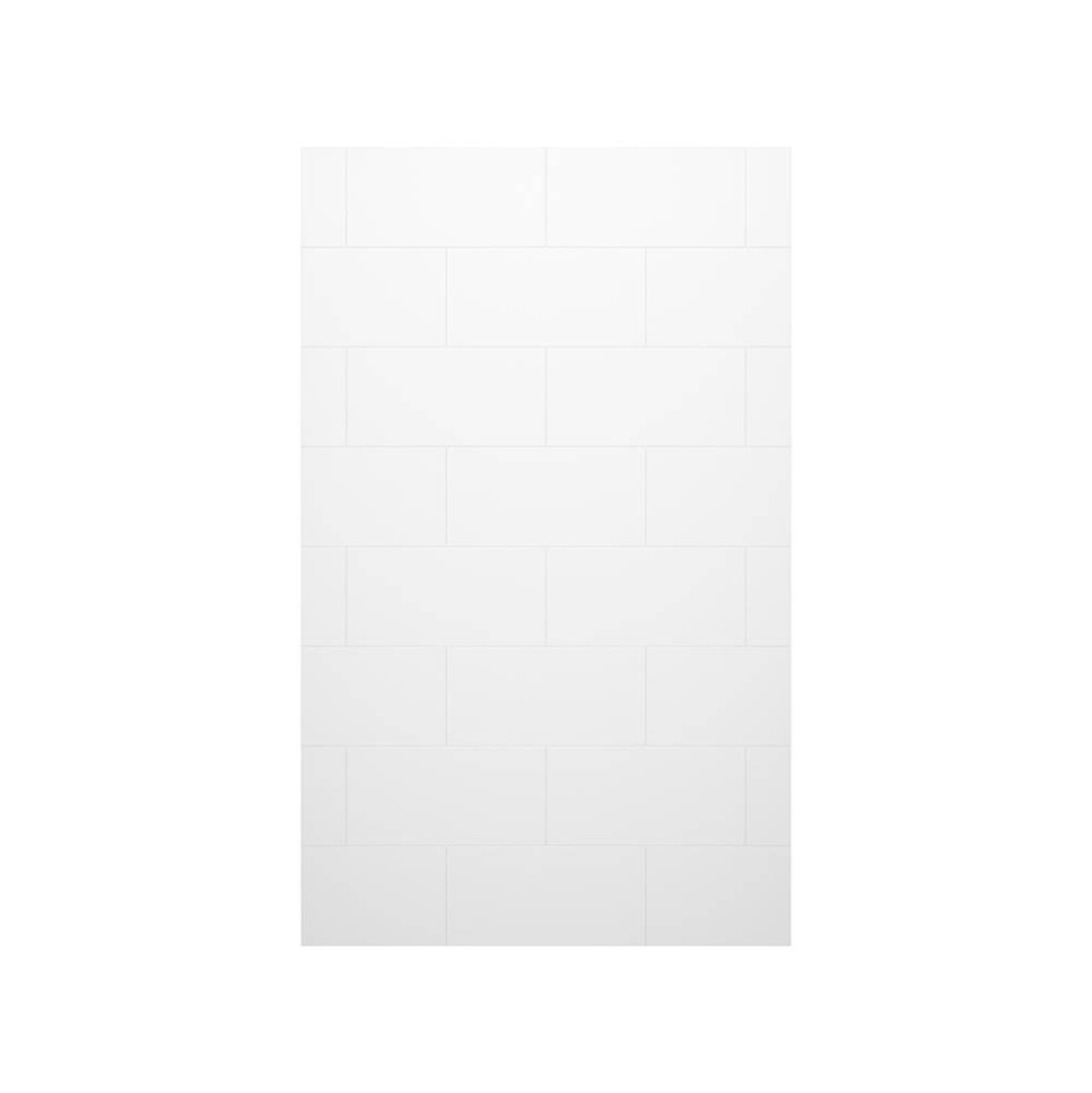 TSMK-7230-1 30 x 72 Swanstone® Traditional Subway Tile Glue up Bathtub and Shower Single Wall