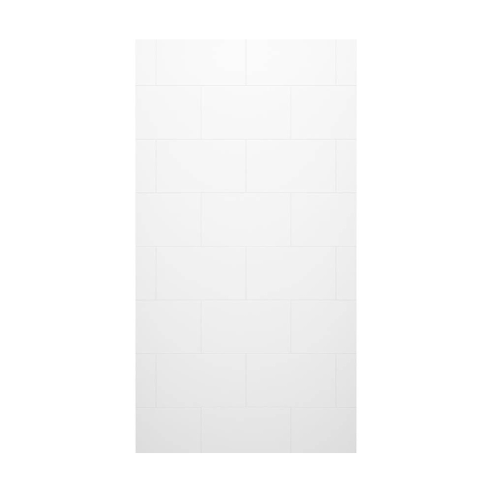 TSMK-9642-1 42 x 96 Swanstone® Traditional Subway Tile Glue up Bathtub and Shower Single Wall