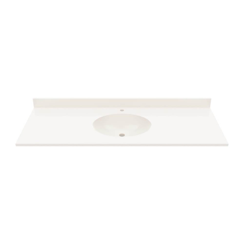 VC1B2255 Ellipse 22 x 55 Single Bowl Vanity Top in Bisque