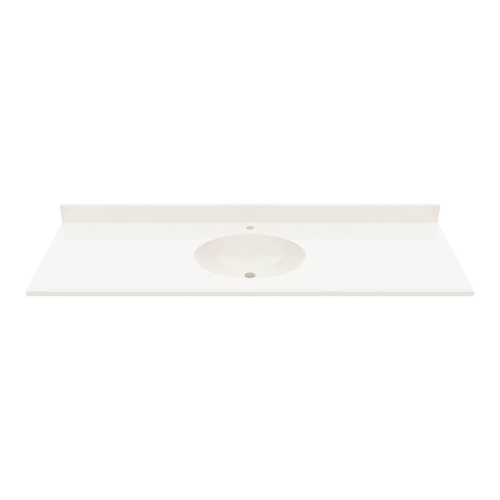 VC1B2261 Ellipse 22 x 61 Single Bowl Vanity Top in Bisque