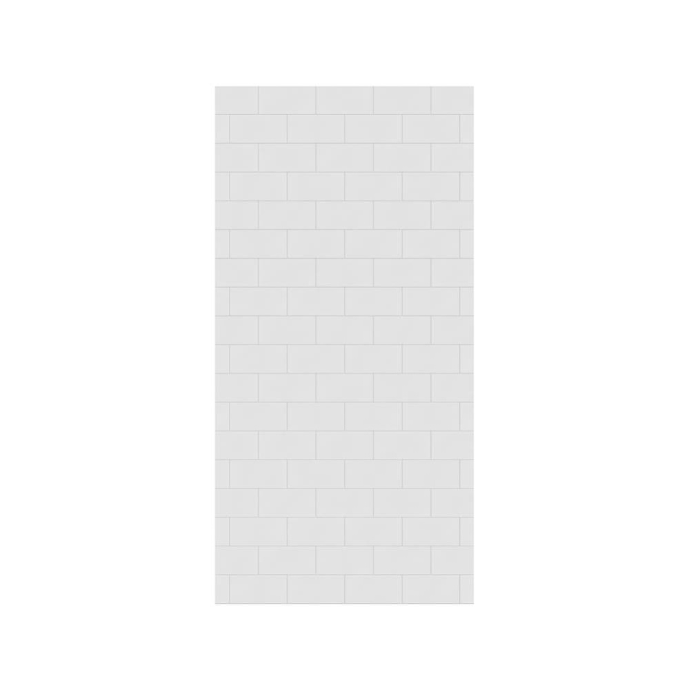 MTMK-7242-1 42 x 72 Swanstone® Metro Subway Tile Glue up Bathtub and Shower Single Wall Panel