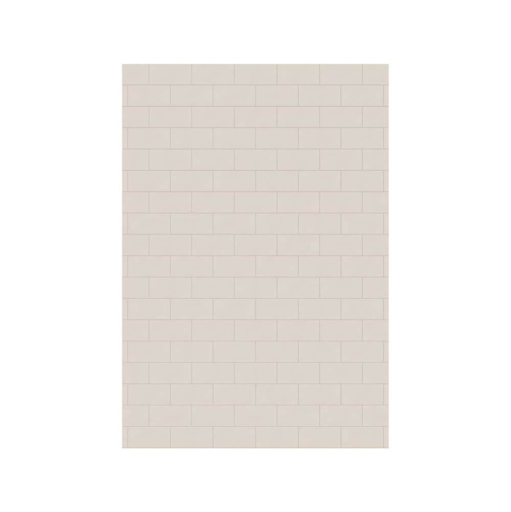 MTMK-7250-1 50 x 72 Swanstone® Metro Subway Tile Glue up Bathtub and Shower Single Wall Panel