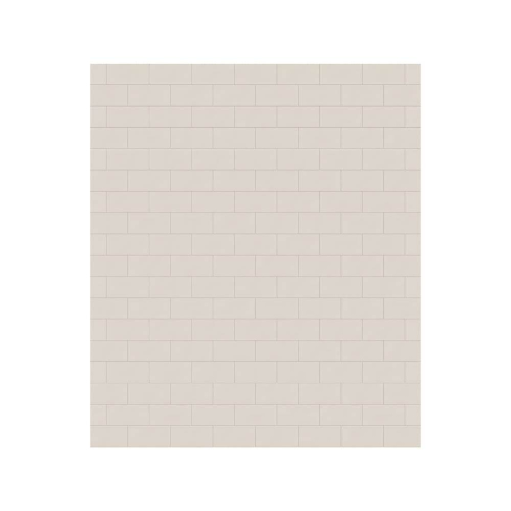 MTMK-7262-1 62 x 72 Swanstone® Metro Subway Tile Glue up Bathtub and Shower Single Wall Panel