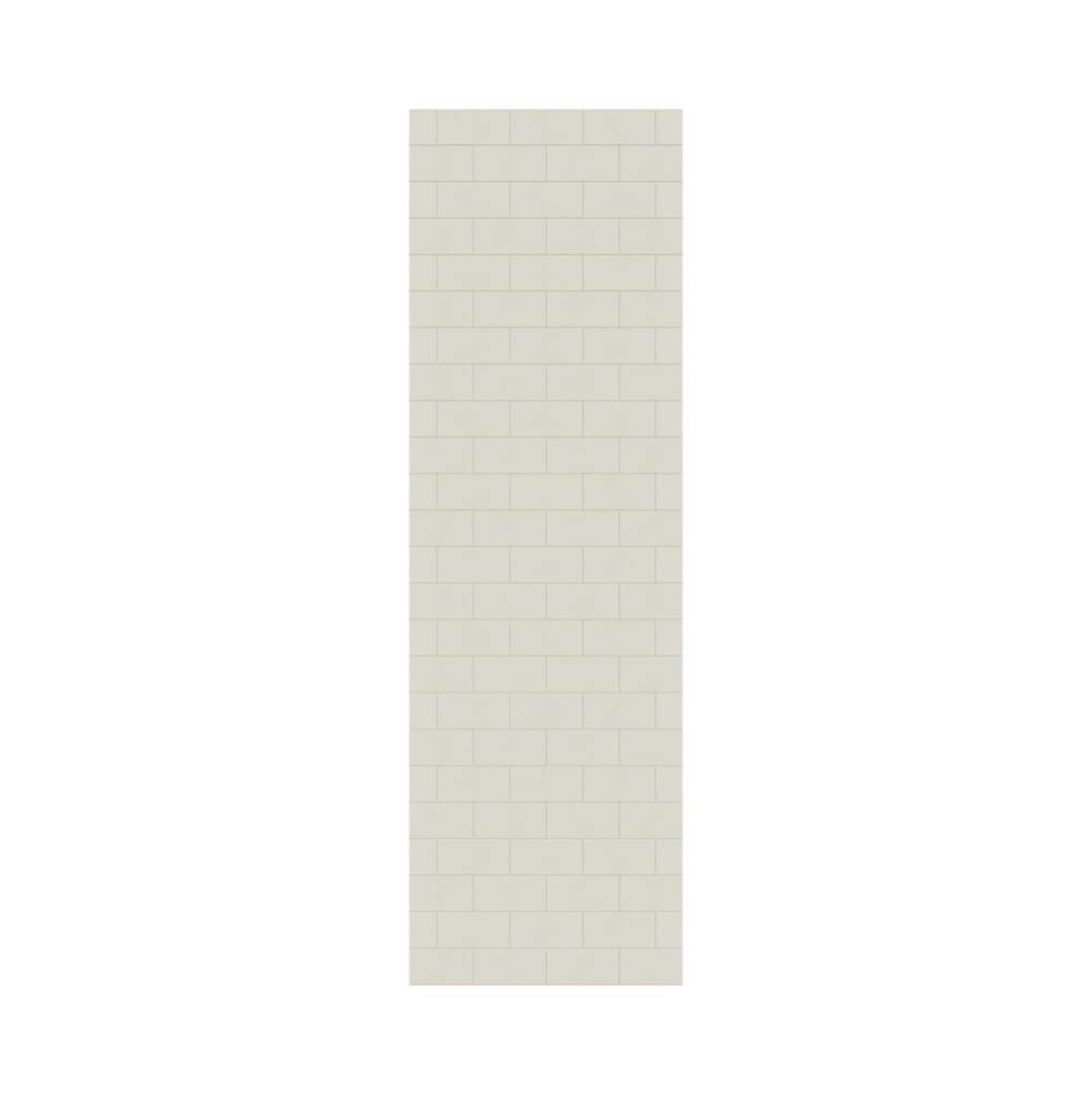 MTMK-9630-1 30 x 96 Swanstone® Metro Subway Tile Glue up Bathtub and Shower Single Wall Panel