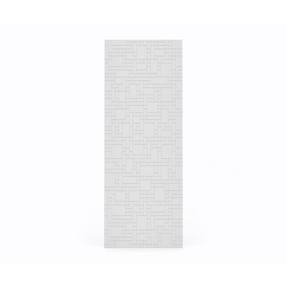 DWP-3696GO-1 36 x 96 Swanstone® Geometric Glue up Decorative Wall Panel in White
