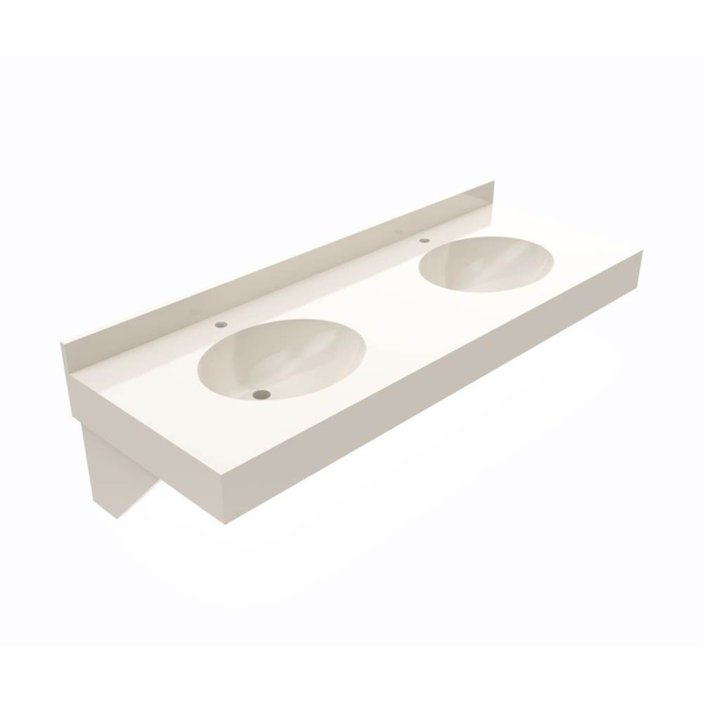 VTS-74ADA Vanity Top Support Mounting Kit in Bisque