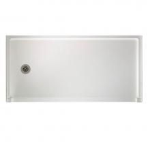 Swan FB03060LM.010 - FBF-3060 30 x 60 Veritek Alcove Shower Pan with Left Hand Drain in White