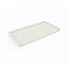 Swan SB03060RM.037 - SBF-3060LM/RM 30 x 60 Swanstone® Alcove Shower Pan with Right Hand Drain in Bone