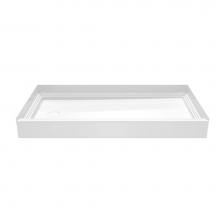 Swan VP6030CPANR.010 - VP6030CPANL/R Veritek™ Pro Alcove Shower Pan with Right Hand Drain in White