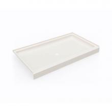 Swan SF03460MD.018 - SS-3460 34 x 60 Swanstone® Alcove Shower Pan with Center Drain in Bisque