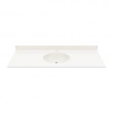 Swan VC02255.018 - VC1B2255 Ellipse 22 x 55 Single Bowl Vanity Top in Bisque