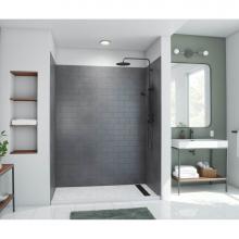 Swan MTMK843062.209 - MTMK84-3062 30 x 62 x 84 Swanstone® Metro Subway Tile Glue up Bathtub and Shower Wall Kit in