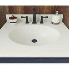 Swan VT02231.018 - VT1B2231 Ellipse 22 x 31 Single Bowl Vanity Top in Bisque