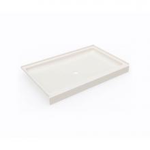 Swan SF03454MD.018 - SS-3454 34 x 54 Swanstone® Alcove Shower Pan with Center Drain in Bisque