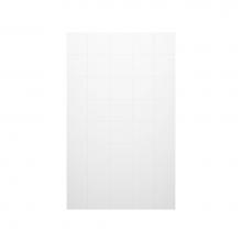 Swan SSSQ629601.018 - SSSQ-6296-1 62 x 96 Swanstone Square Tile Glue up Bath Single Wall Panel in Bisque