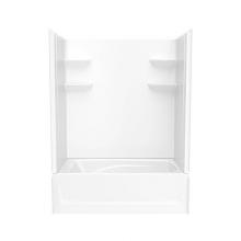 Swan VP6036CTS2R.010 - VP6036CTS2L/R 60 x 36 Veritek™ Pro Alcove Right Hand Drain Four Piece Tub Shower in White