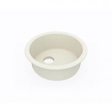 Swan KS00018RB.037 - KSRB-18 Swanstone® Dual Mount Round Bowl Sink in Bone