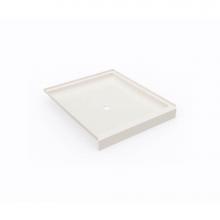 Swan SF04236MD.018 - SS-4236 42 x 36 Swanstone® Alcove Shower Pan with Center Drain in Bisque