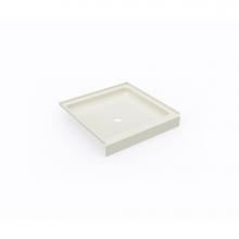 Swan SF03232MD.037 - SS-3232 32 x 32 Swanstone® Alcove Shower Pan with Center Drain in Bone