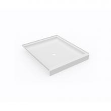 Swan SF04236MD.010 - SS-4236 42 x 36 Swanstone® Alcove Shower Pan with Center Drain in White