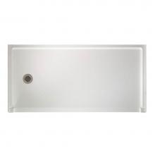 Swan SB03060LM.018 - SBF-3060 30 x 60 Swanstone Alcove Shower Pan with Left Hand Drain in Bisque