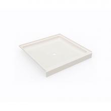 Swan SF04242MD.018 - SS-4242 42 x 42 Swanstone® Alcove Shower Pan with Center Drain in Bisque