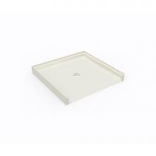 Swan SF03738MD.037 - STS-3738 37 x 38 Swanstone® Alcove Shower Pan with Center Drain in Bone