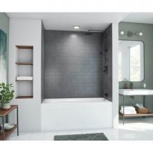 Swan MTMK723450.209 - MTMK72-3450 34 x 50 x 72 Swanstone® Metro Subway Tile Glue up Bathtub and Shower Wall Kit in