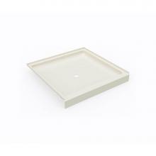 Swan SF04242MD.037 - SS-4242 42 x 42 Swanstone® Alcove Shower Pan with Center Drain in Bone