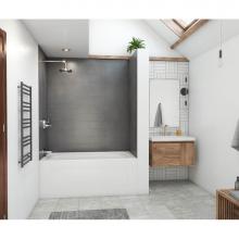 Swan MSMK723636.209 - MSMK72-3636 36 x 36 x 72 Swanstone® Modern Subway Tile Glue up Bathtub and Shower Wall Kit in