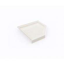 Swan SN00038MD.018 - SS-38NEO 38 x 38 Swanstone® Corner Shower Pan with Center Drain in Bisque