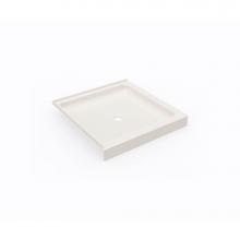 Swan SD03636MD.018 - SS-36DTF 36 x 36 Swanstone® Corner Shower Pan with Center Drain in Bisque