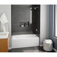 Swan VP6030CTMINL.010 - VP6030CTMINL/R 60 x 30 Veritek™ Pro Bathtub with Left Hand Drain in White