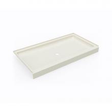Swan SF03260MD.037 - SS-3260 32 x 60 Swanstone® Alcove Shower Pan with Center Drain in Bone