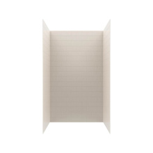 Swan MTMK723442.018 - MTMK72-3442 34 x 42 x 72 Swanstone® Metro Subway Tile Glue up Bathtub and Shower Wall Kit in