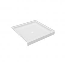 Swan FF04242MD.010 - R-4242 42 x 42 Veritek Alcove Shower Pan with Center Drain in White