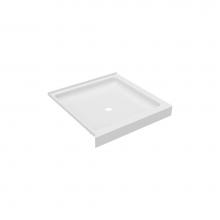 Swan FD03636MD.010 - R-36DTF 36 x 36 Veritek Alcove Shower Pan with Center Drain in White