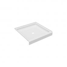 Swan FF03636MD.010 - R-3636 36 x 36 Veritek Alcove Shower Pan with Center Drain in White