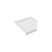 Swan FN00038MD.010 - R-38NEO 38 x 38 Veritek Corner Shower Pan with Center Drain in White