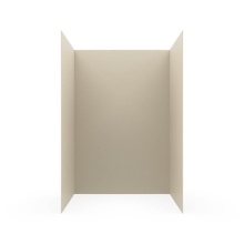 Swan SMMK723450.013 - SMMK72-3450 34 x 50 x 72 Swanstone Smooth Glue up Bathtub and Shower Wall Kit in Coastal Sands