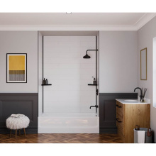 Swan CRTRMKAL.002 - 96 in. Corner Trim Kit with Metal Top in Matte Black