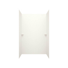 Swan SK363696.018 - SK-363696 36 x 36 x 96 Swanstone® Smooth Glue up Shower Wall Kit in Bisque